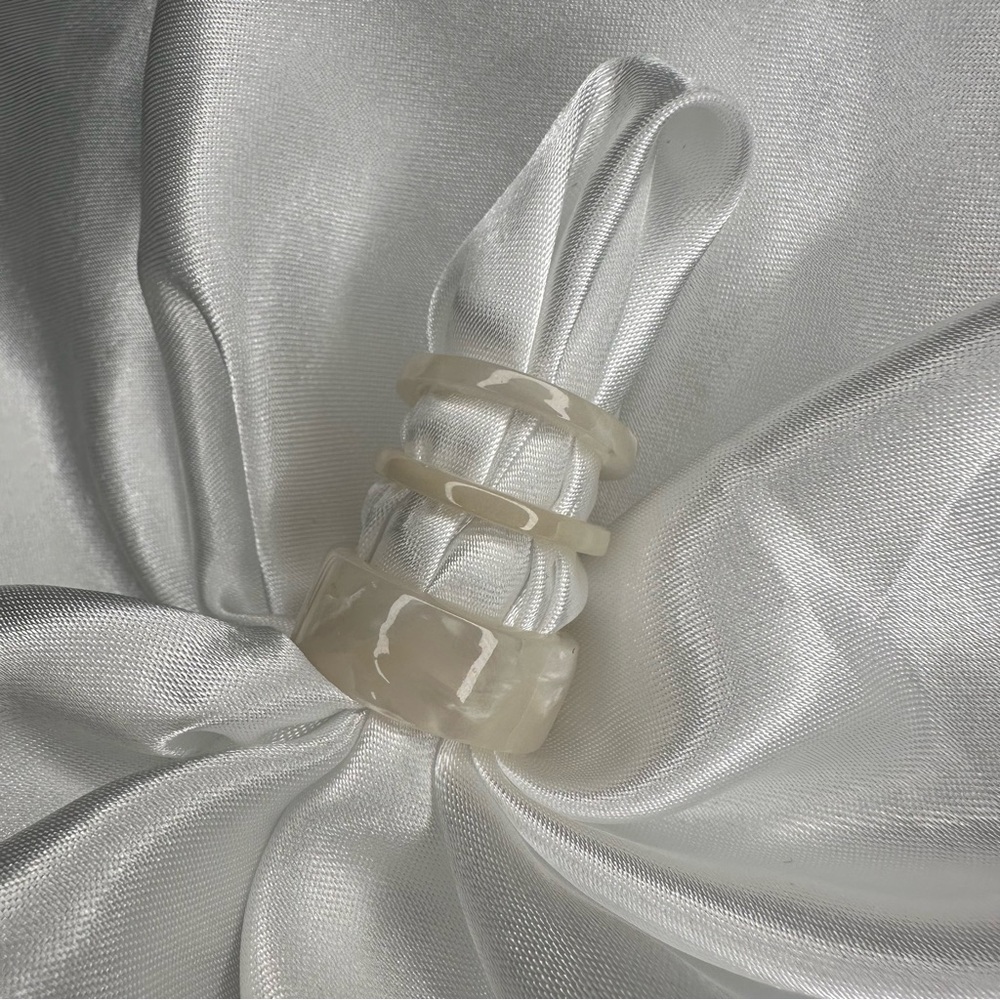 Acrylic Resin Ring Set - Rodeo Dust
